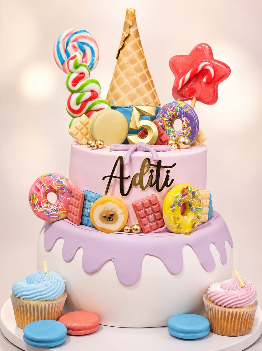Custom cake by Rochers